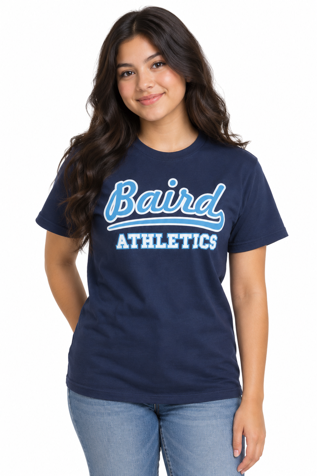 Baird Athletics 50/50 Unisex T-Shirt - Navy