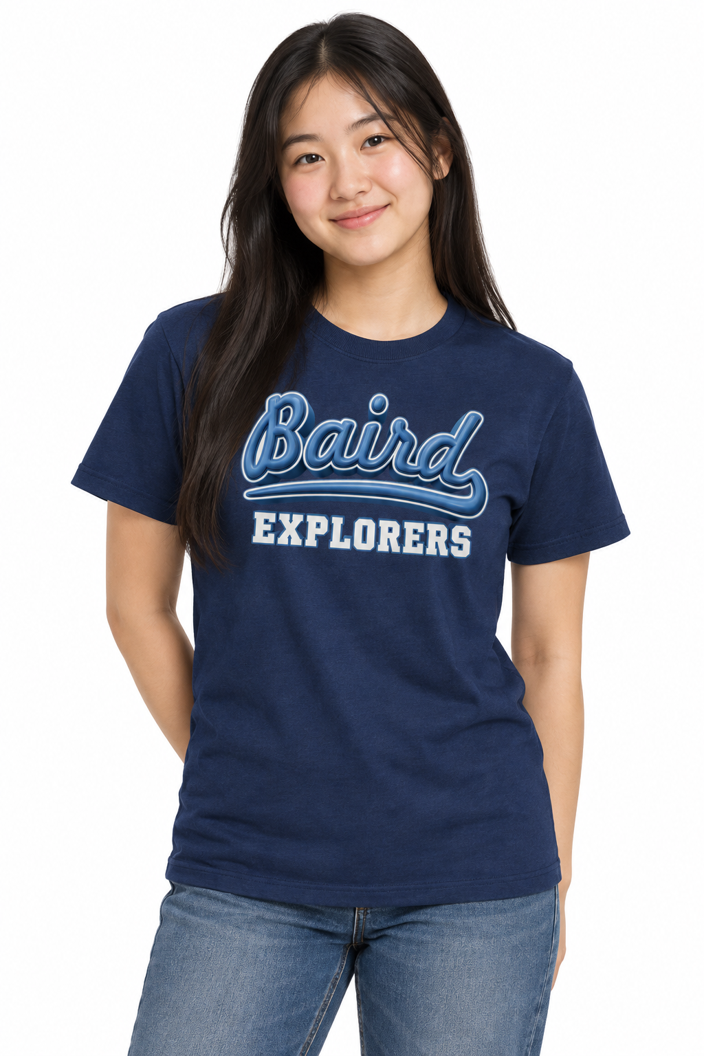 Baird Explorers 50/50 Unisex T-Shirt - Navy