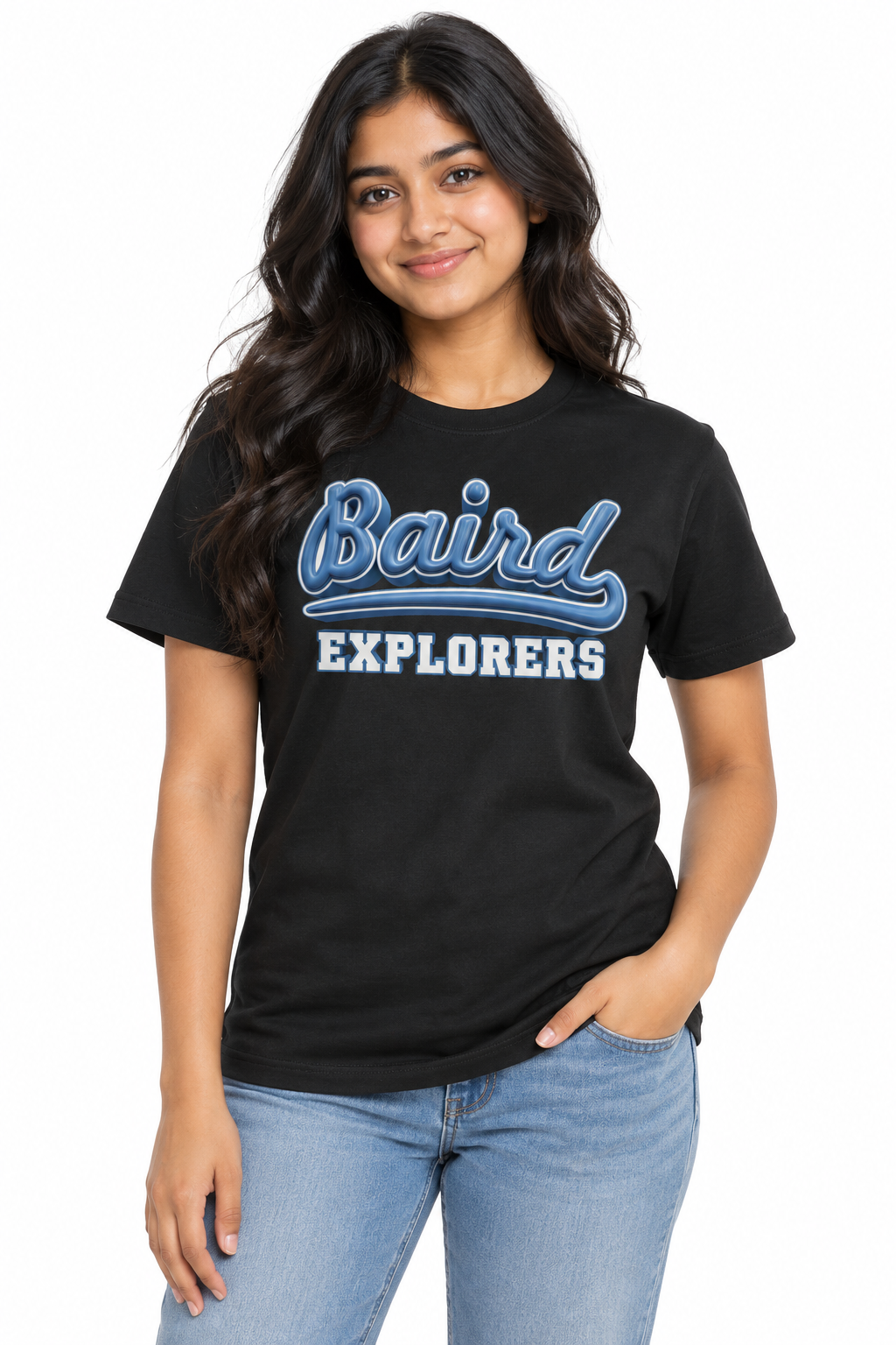 Baird Explorers 50/50 Unisex T-Shirt - Black